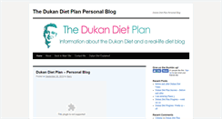 Desktop Screenshot of blog.thedukandietplan.com